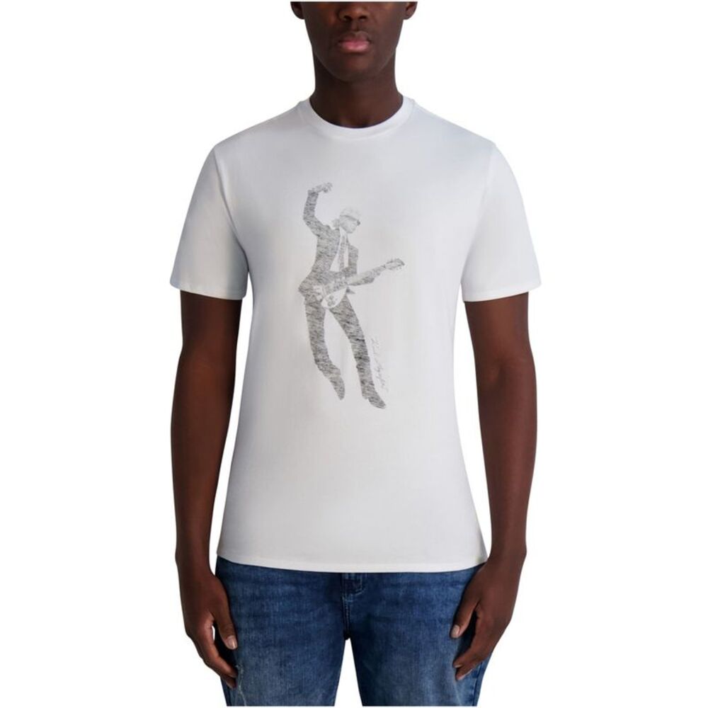 Karl Lagerfeld Mens Logo Graphic T-Shirt, NWT